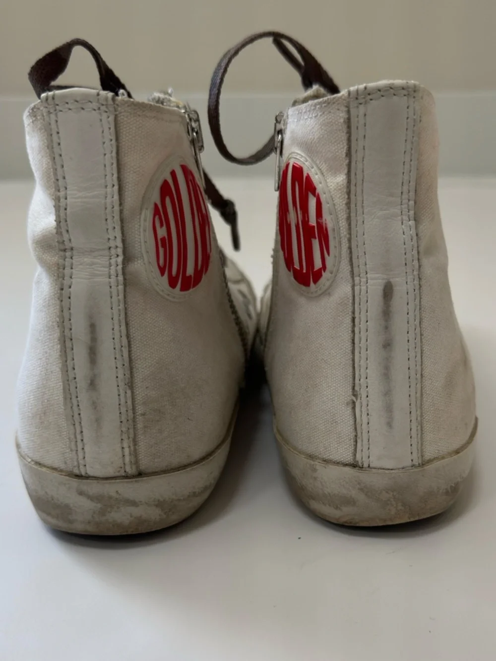 Golden Goose Women’s Francy Sneakers with Leopard Print Hair Star | Size 8 - Picture 7 of 14